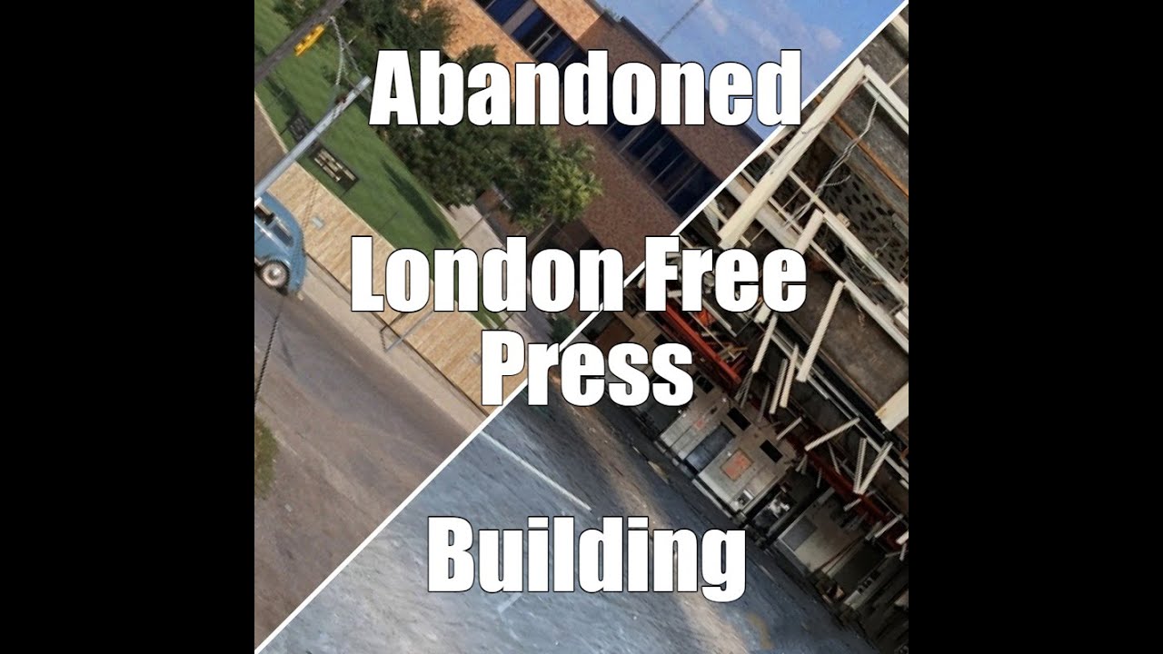 Caught while exploring the vacant London Free Press newspaper building in London, Ontario (Part 1)