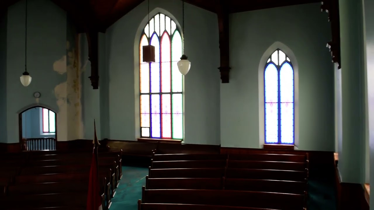 Exploring the former Hickson United Church in Ontario