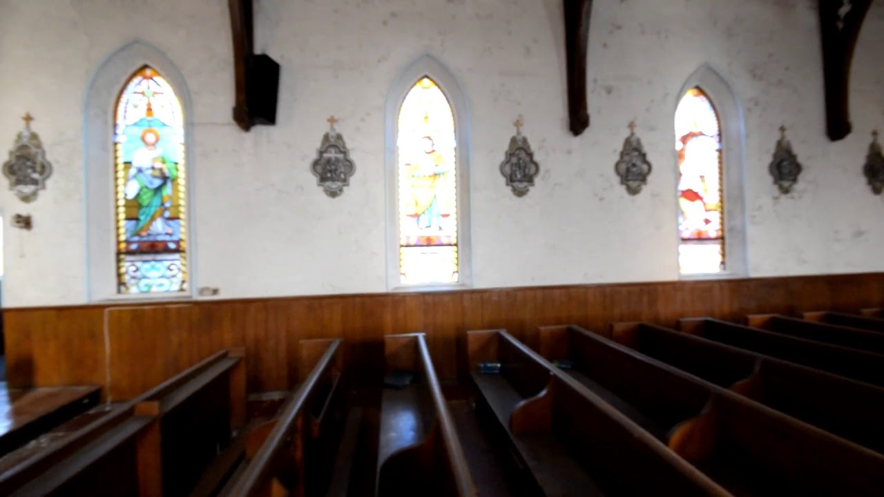 Beautiful Abandoned Stain Glass Cathedral Church in Ontario