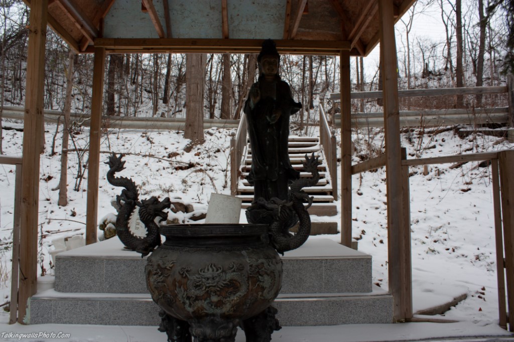 abandoned buddhist retreat vaughan