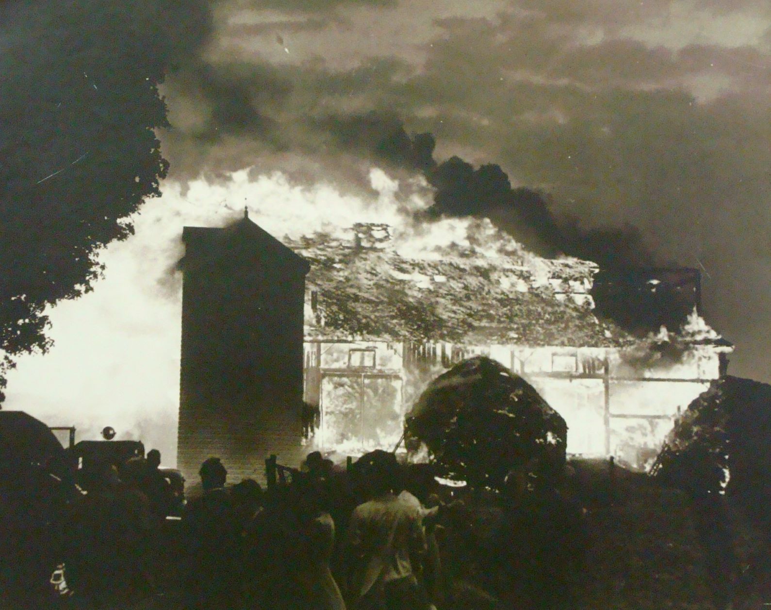 Fire at the Hamilton Insane Asylum 1911