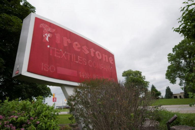 Abandoned Firestone Textiles Factory in Woodstock Ontario