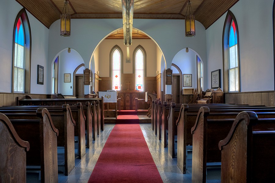 Abandoned 1844 Anglican Church Ontario