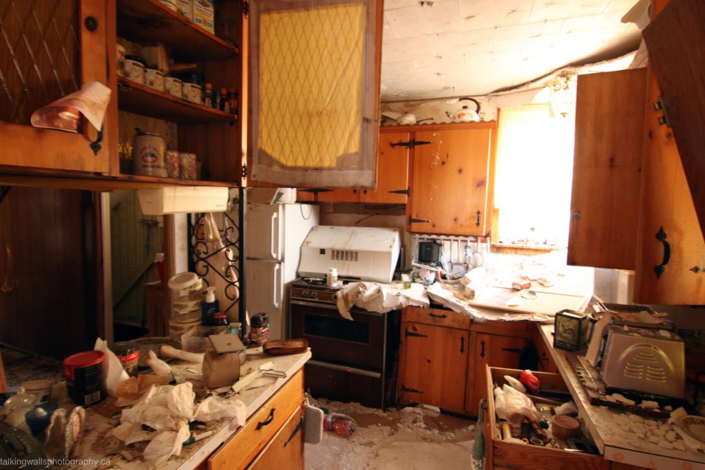 abandoned bed and breakfast time capsule kitchen