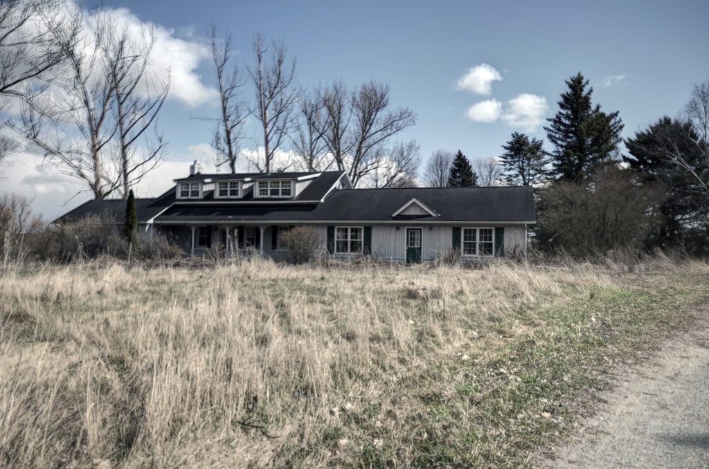 abandoned moldy pool table house king ontario