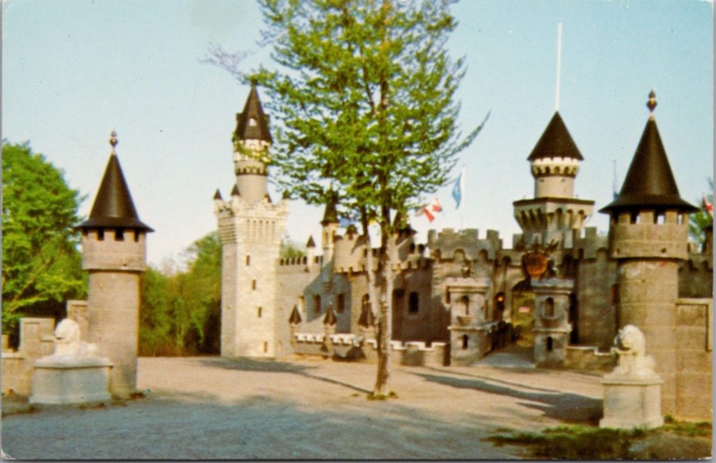 castle village 1979 postcard