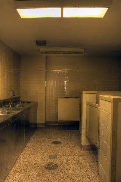 shower area in Bluewater Youth Centre