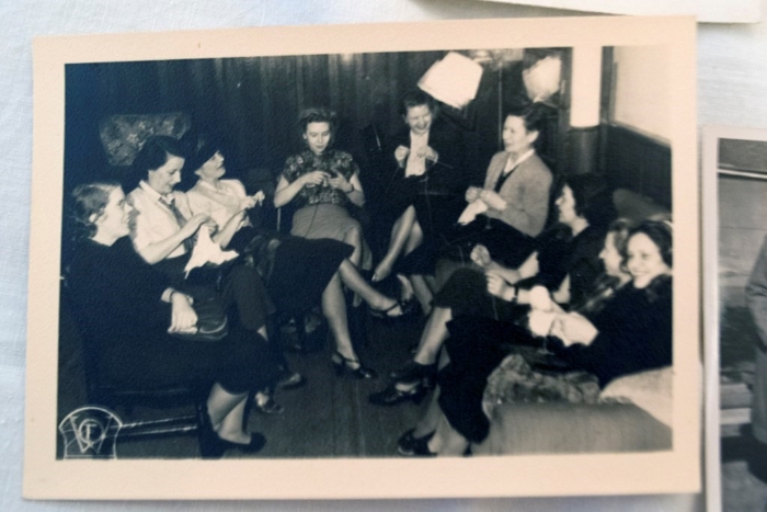 Ladies knitting