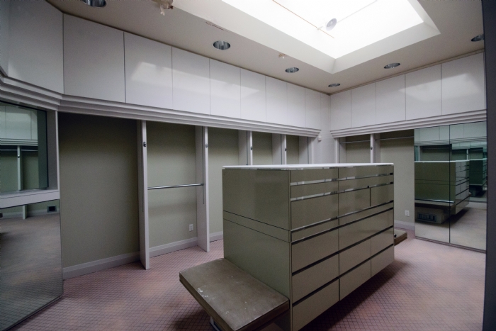 large walk in closet