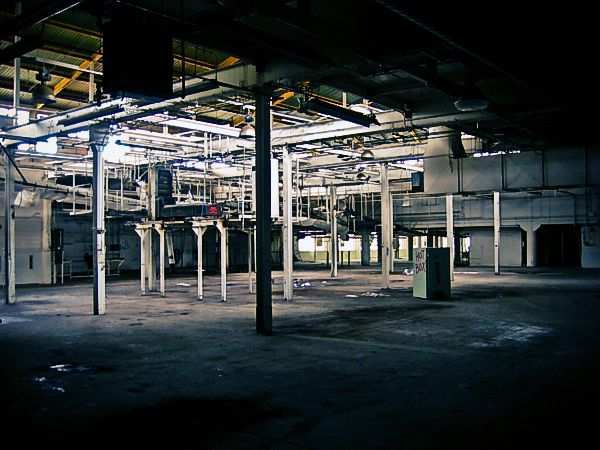 The abandoned McCormick's Biscuit Factory in London (2010)